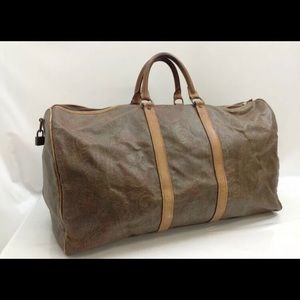 ETRO Milano Vint. Travel Paisley Large Boston Bag
